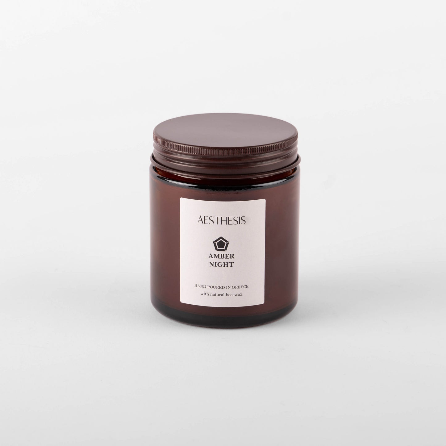 Aethsethis Amber Night Scented Beeswax Candle 200g